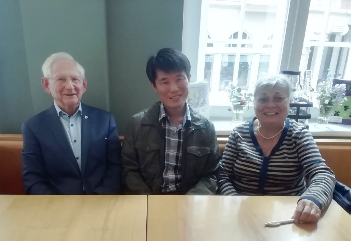 Dieter Zank, Suhyun Bea, Roswitha M�ller (von links nach rechts)